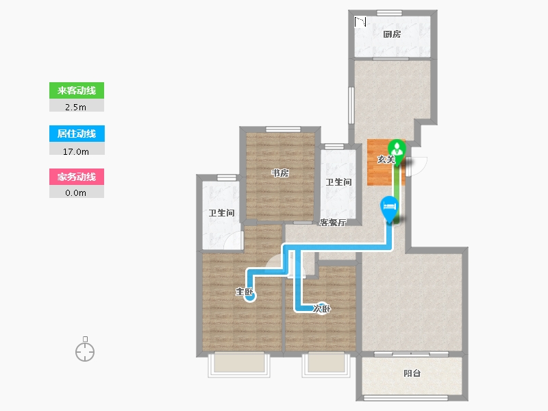 福建省-漳州市-国贸天成-98.04-户型库-动静线