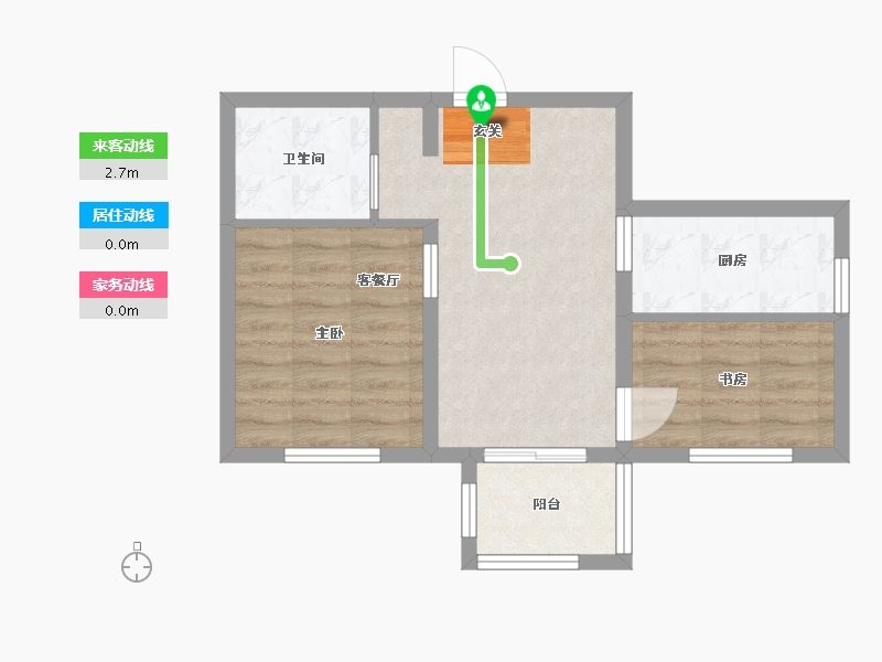 河北省-石家庄市-润江正定壹�院-52.00-户型库-动静线