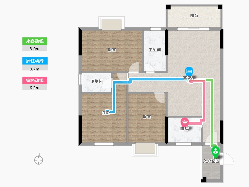 广西壮族自治区-北海市-听海一品-97.39-户型库-动静线