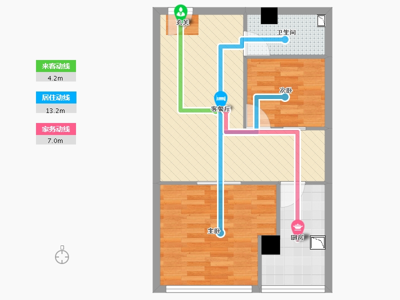 四川省-成都市-双楠港汇-52.16-户型库-动静线