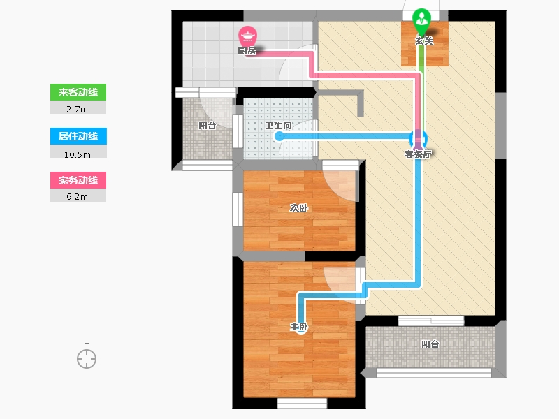 陕西省-西安市-鼎诚馥桂园-50.00-户型库-动静线