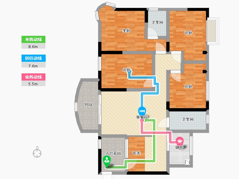 江西省-吉安市-天骄学府-108.18-户型库-动静线