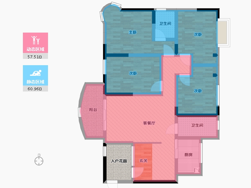 江西省-吉安市-天骄学府-108.18-户型库-动静分区