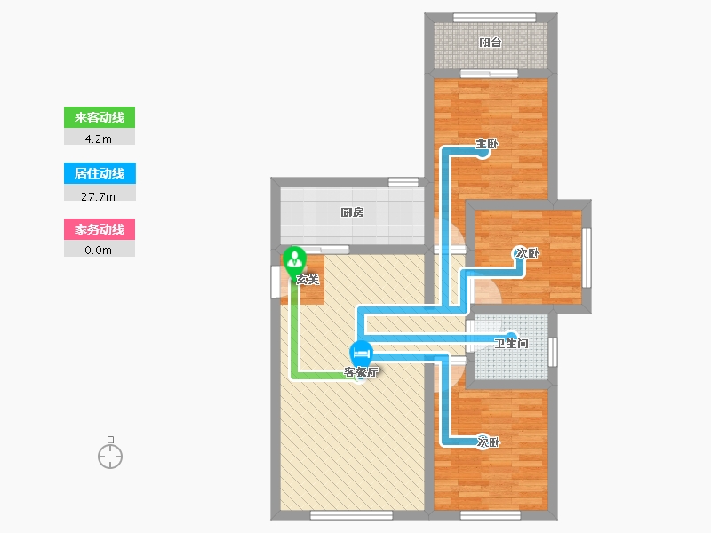 河北省-保定市-怡和园-71.30-户型库-动静线