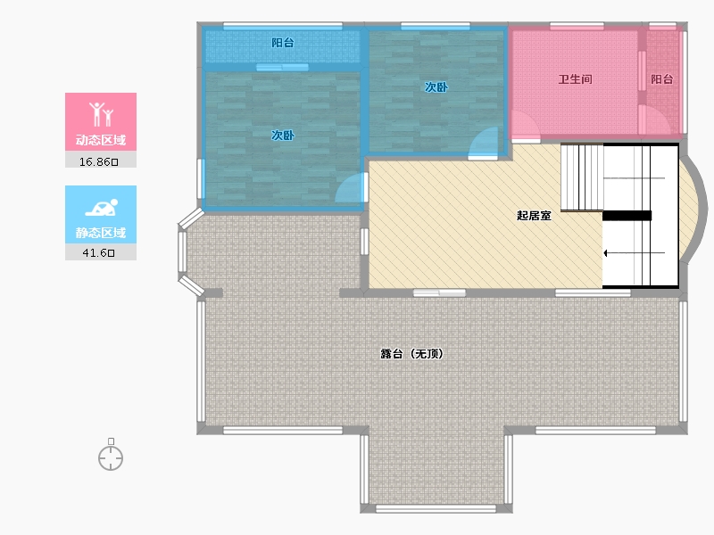 湖南省-邵阳市-自建房-160.83-户型库-动静分区