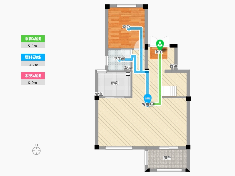 浙江省-宁波市-中梁首府-65.86-户型库-动静线