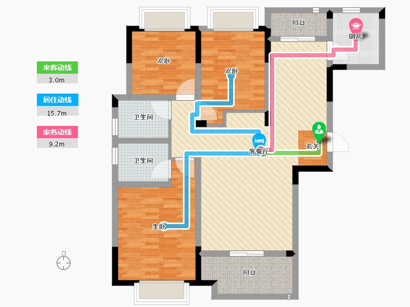 江西省-九江市-龙翔国际-96.00-户型库-动静线