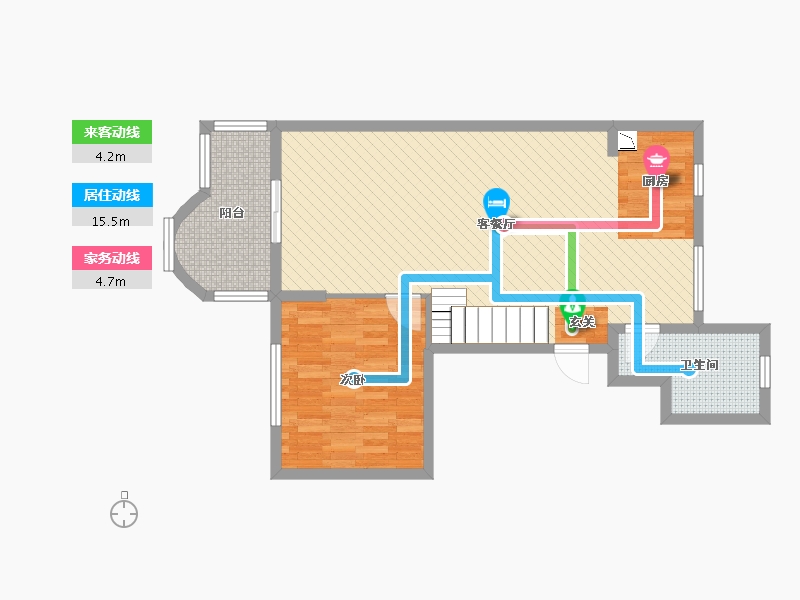 湖北省-武汉市-金珠港湾二期-75.78-户型库-动静线