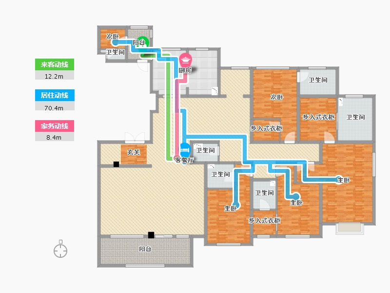 浙江省-绍兴市-尚御府-9号楼-333.60-户型库-动静线