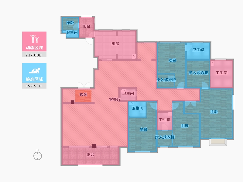 浙江省-绍兴市-尚御府-9号楼-333.60-户型库-动静分区