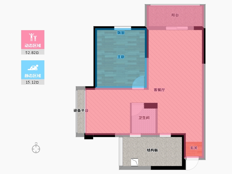 四川省-眉山市-丹棱万景-70.46-户型库-动静分区