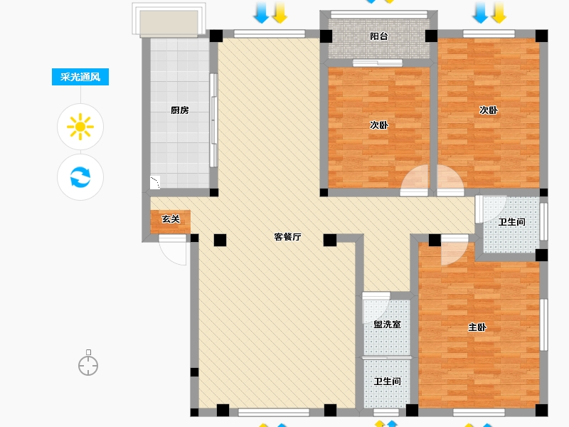 湖北省-荆州市-松滋市刘家场镇柳林商业街-121.08-户型库-采光通风