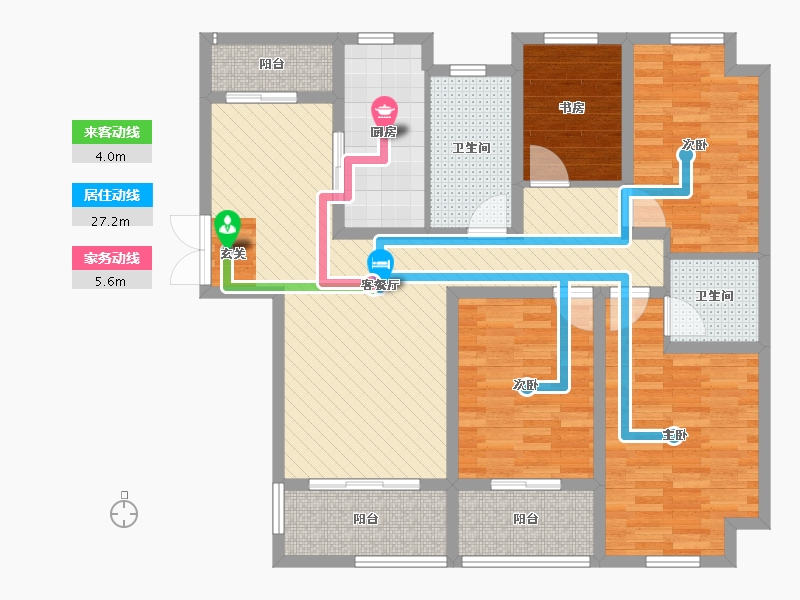 河北省-沧州市-东光城市广场-110.08-户型库-动静线