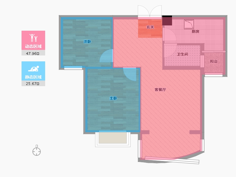 江西省-抚州市-呈祥-65.81-户型库-动静分区