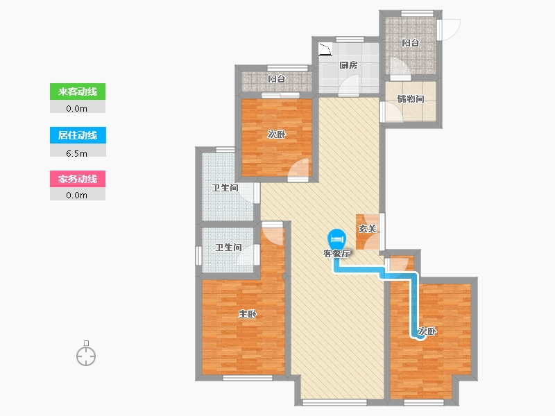 辽宁省-沈阳市-隆河谷-106.93-户型库-动静线