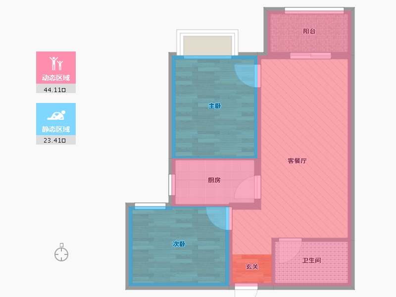 宁夏回族自治区-银川市-银川西夏万达广场-59.08-户型库-动静分区