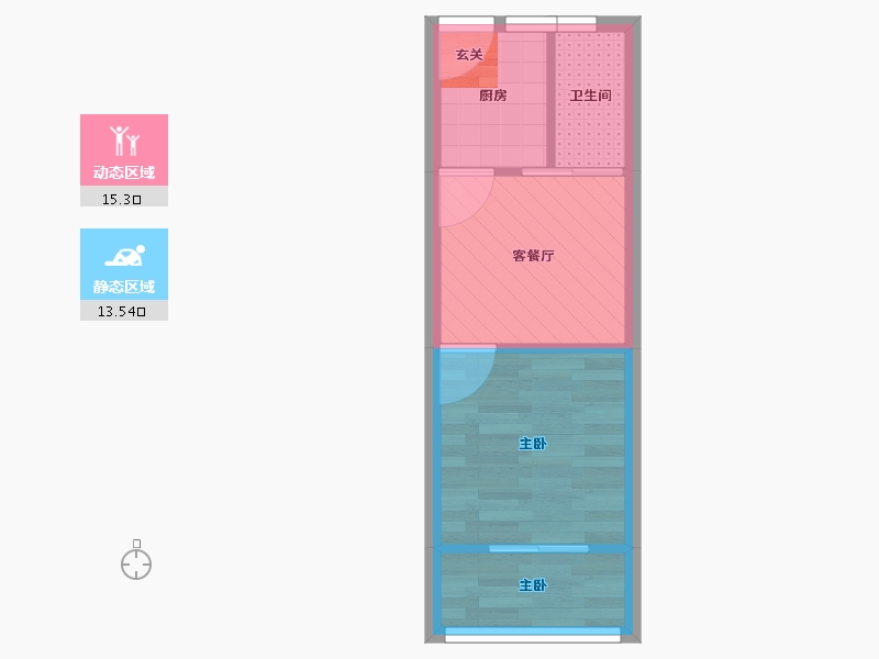 上海-上海市-汇成苑三村-24.65-户型库-动静分区