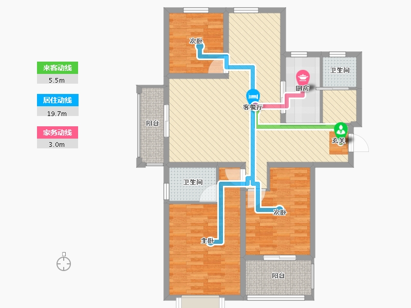 安徽省-芜湖市-鼎盛广场-93.04-户型库-动静线