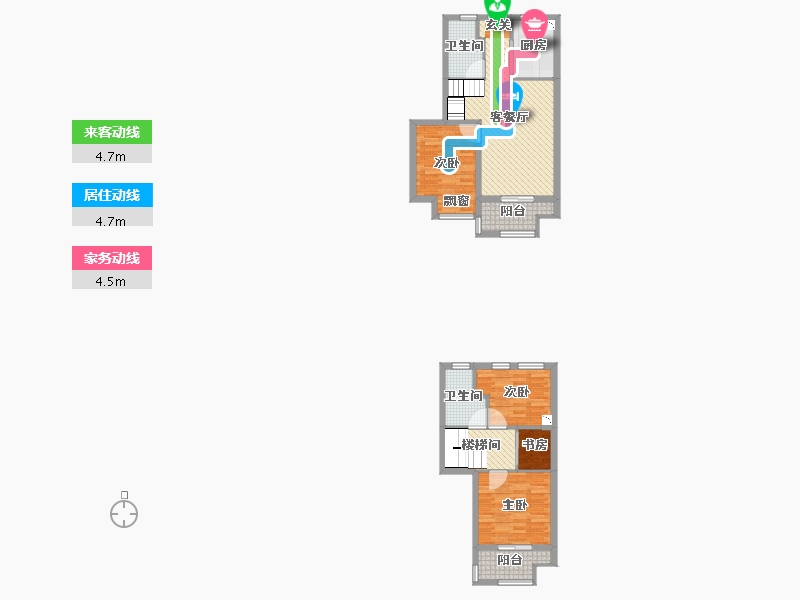 江苏省-苏州市-金地名悦-83.39-户型库-动静线