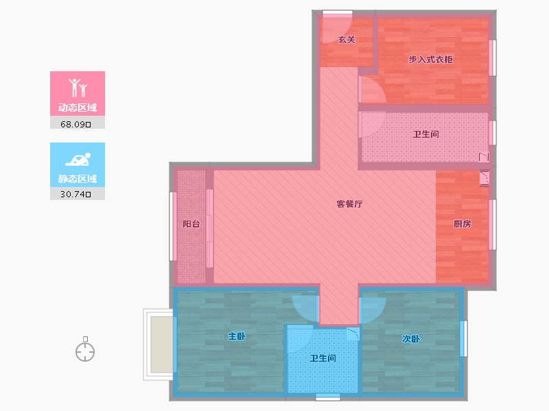 河北省-沧州市-东风新区-87.10-户型库-动静分区