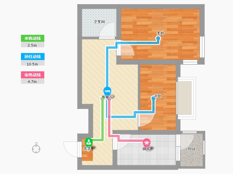 山西省-吕梁市-蔚汾新天地-44.17-户型库-动静线