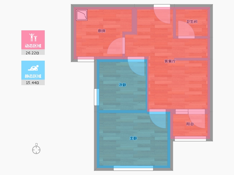 山东省-济南市-中海锦城-35.93-户型库-动静分区