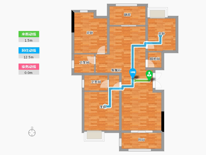 河南省-周口市-建业森林半岛-99.88-户型库-动静线