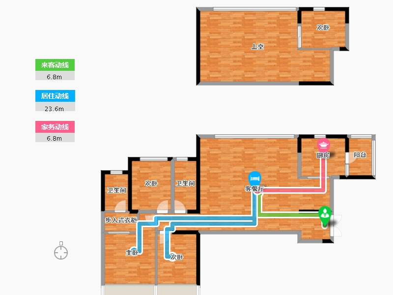 四川省-成都市-华润悦玺-163.01-户型库-动静线