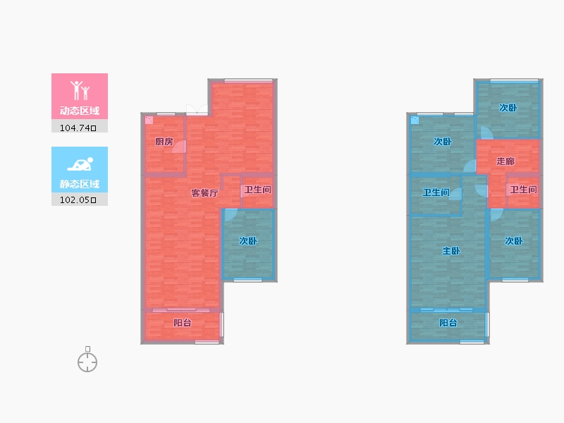 云南省-昆明市-世纪城-187.96-户型库-动静分区