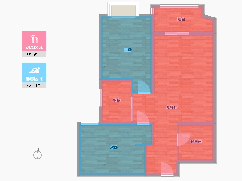 河北省-石家庄市-御景国际-78.00-户型库-动静分区