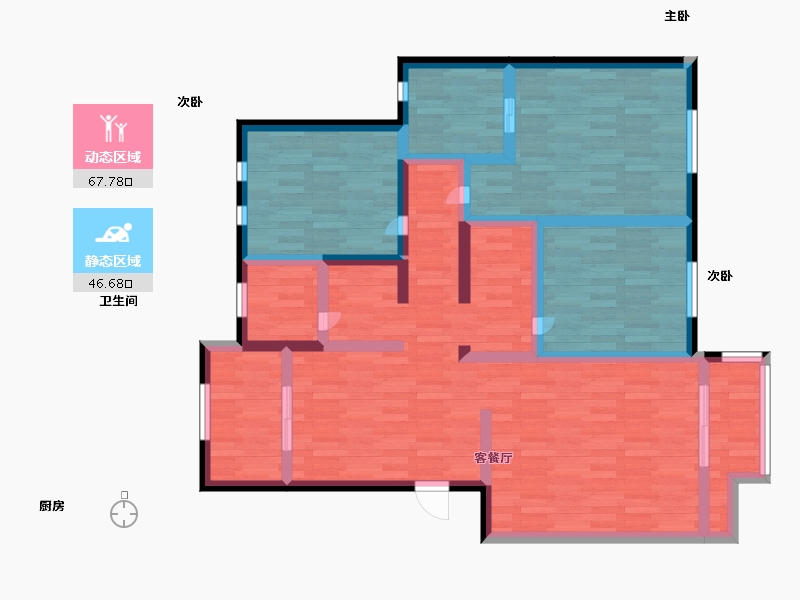 北京-北京市-学风1911-100.00-户型库-动静分区