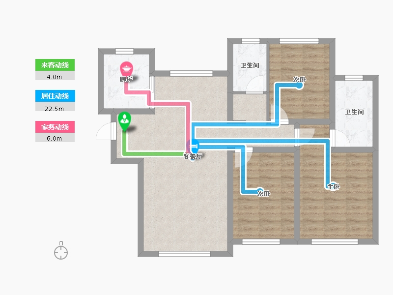 青海省-海东市-香格里拉-83.53-户型库-动静线