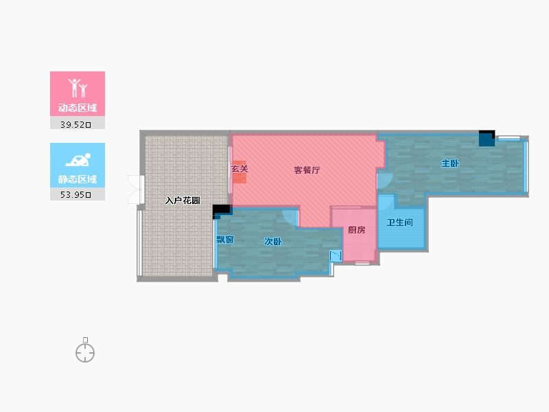 海南省-海口市-月亮湾花园-B-1栋-115.38-户型库-动静分区