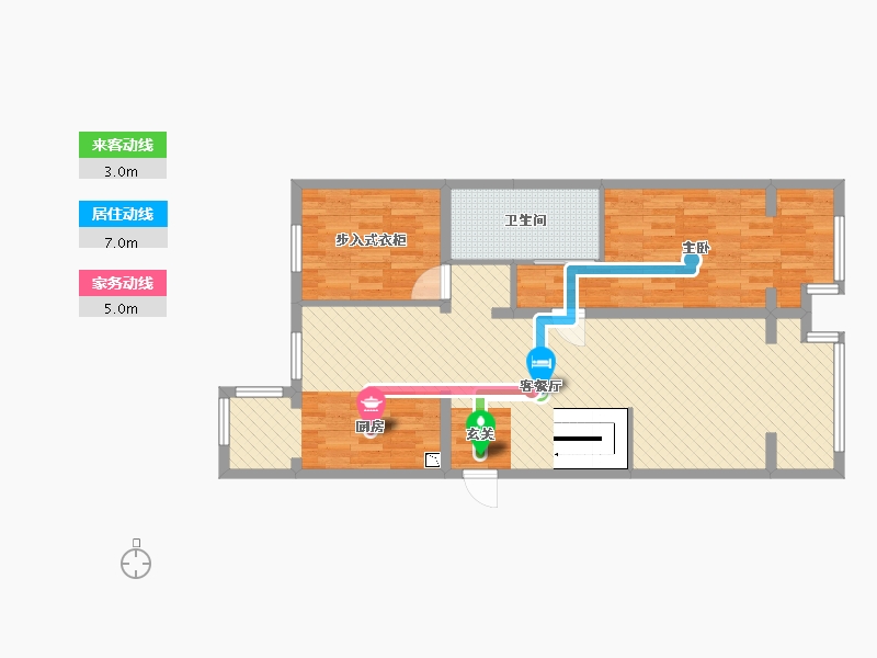 河北省-廊坊市-上上城三季小区-89.12-户型库-动静线