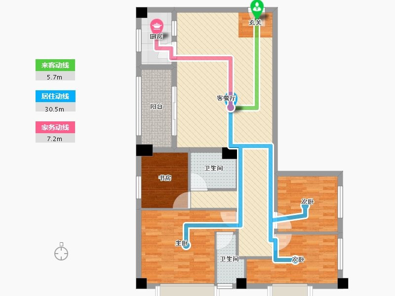 广西壮族自治区-南宁市-江宇世纪城-12号楼-102.71-户型库-动静线