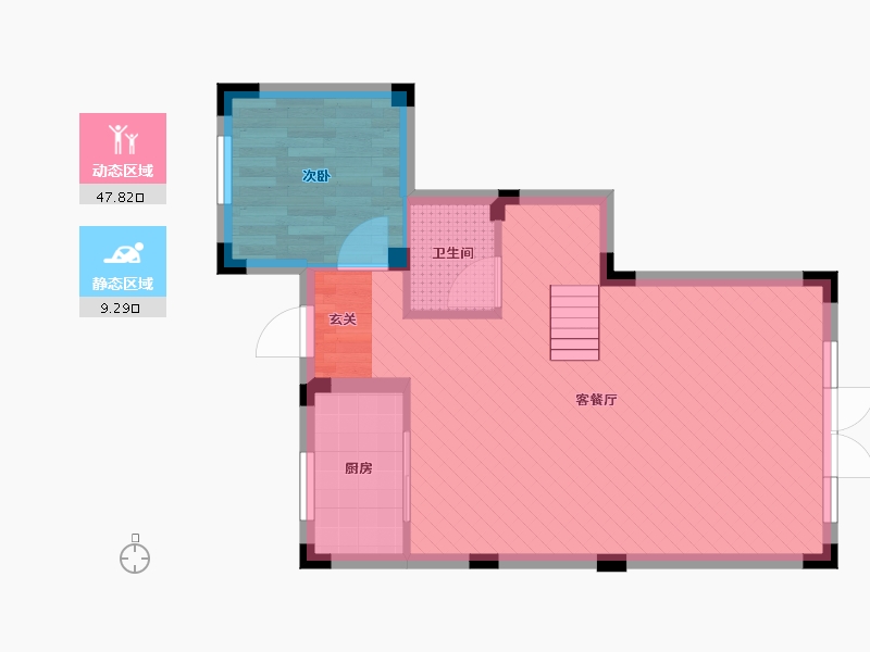 浙江省-嘉兴市-新西塘孔雀城-51.22-户型库-动静分区