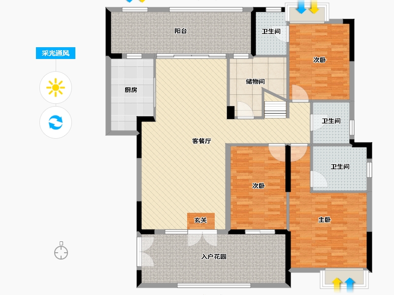 安徽省-六安市-舒城-151.19-户型库-采光通风