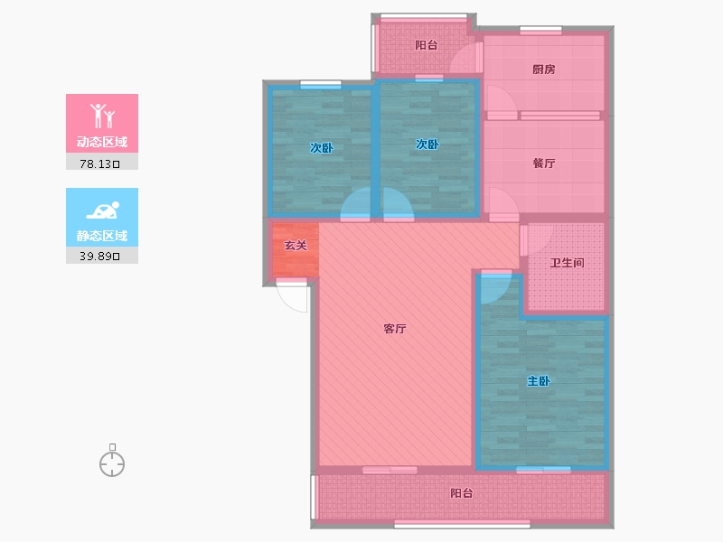 河北省-唐山市-20小区-102.09-户型库-动静分区