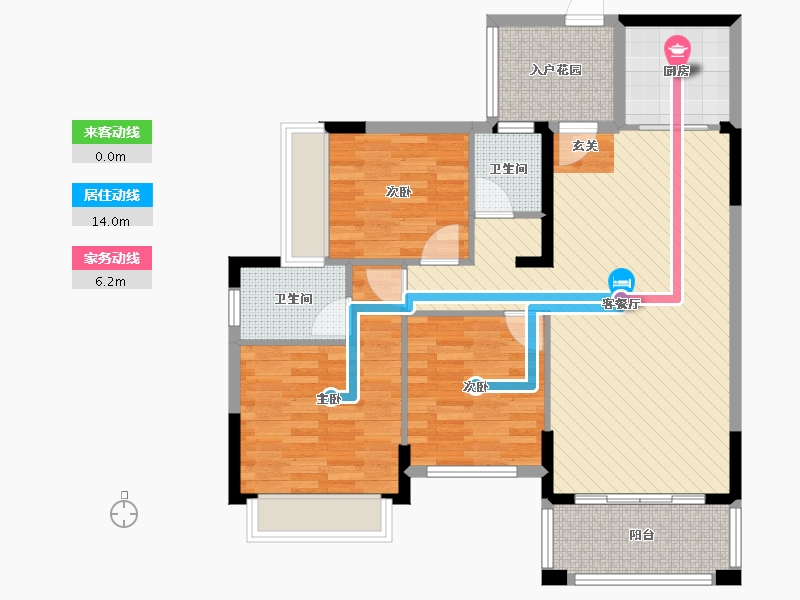 广西壮族自治区-防城港市-盛天江畔-93.61-户型库-动静线