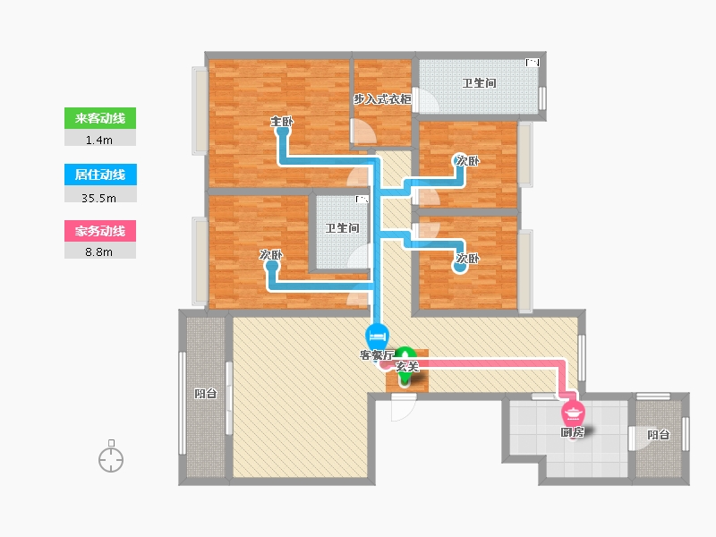 江苏省-徐州市-久隆澜桥-150.00-户型库-动静线