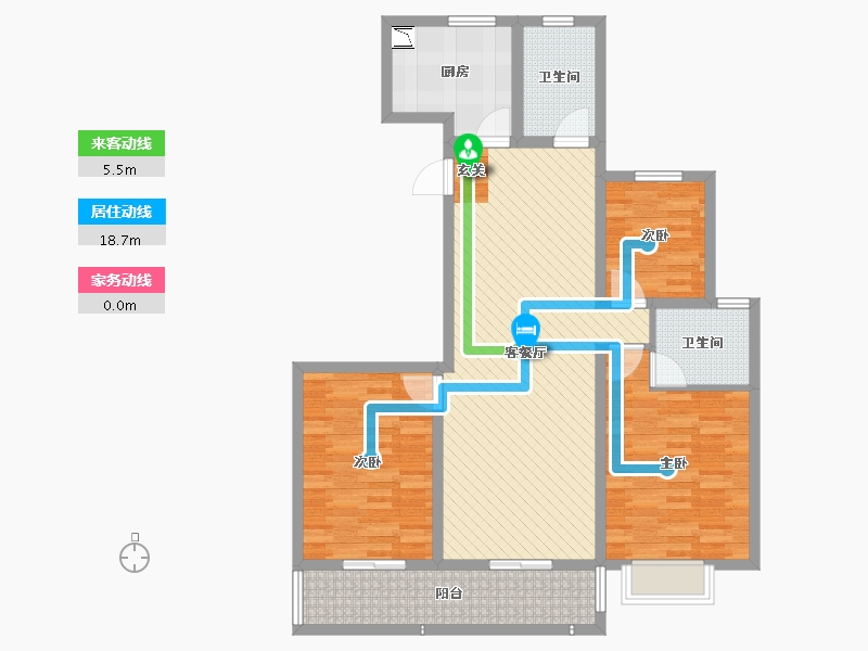 江苏省-南通市-信拓・东港国际-101.12-户型库-动静线