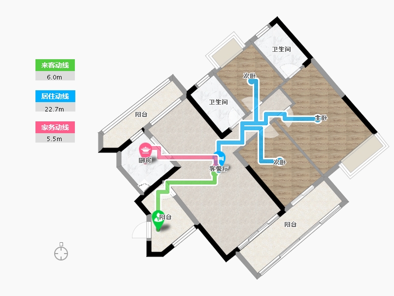 广东省-肇庆市-肇庆・敏捷城-98.17-户型库-动静线