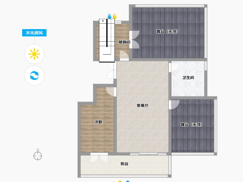 山东省-临沂市-汇金湾-118.86-户型库-采光通风