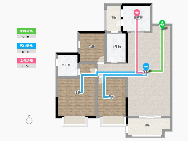 广东省-广州市-中国铁建海语熙岸-106.55-户型库-动静线