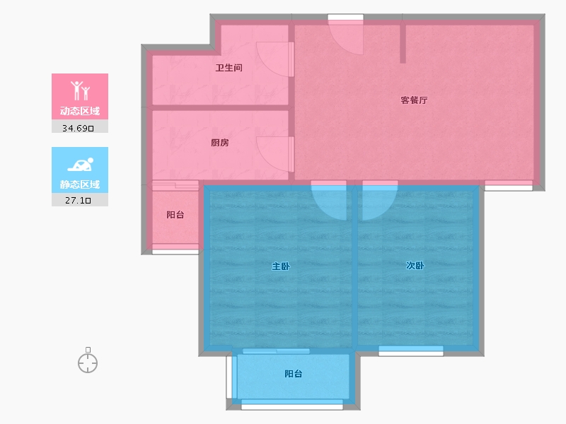 北京-北京市-金隅悦和园-55.15-户型库-动静分区