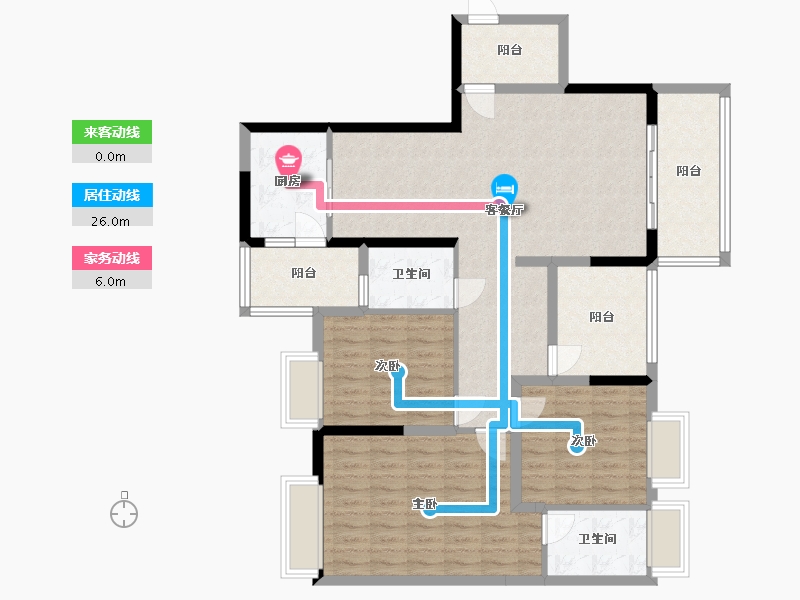 广西壮族自治区-南宁市-广西日报社-116.61-户型库-动静线