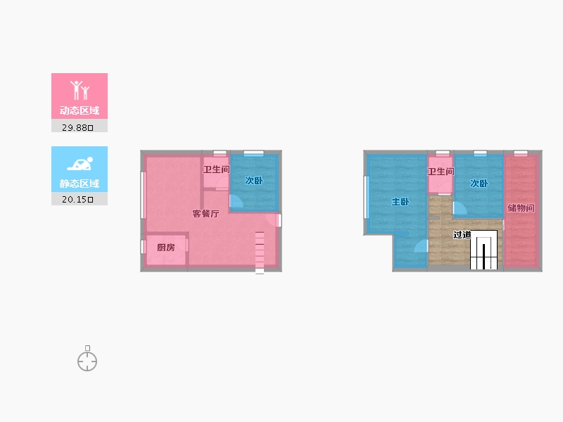 河南省-郑州市-正商书香铭筑-50.06-户型库-动静分区