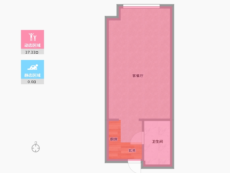 浙江省-宁波市-荣安西溪里-33.82-户型库-动静分区