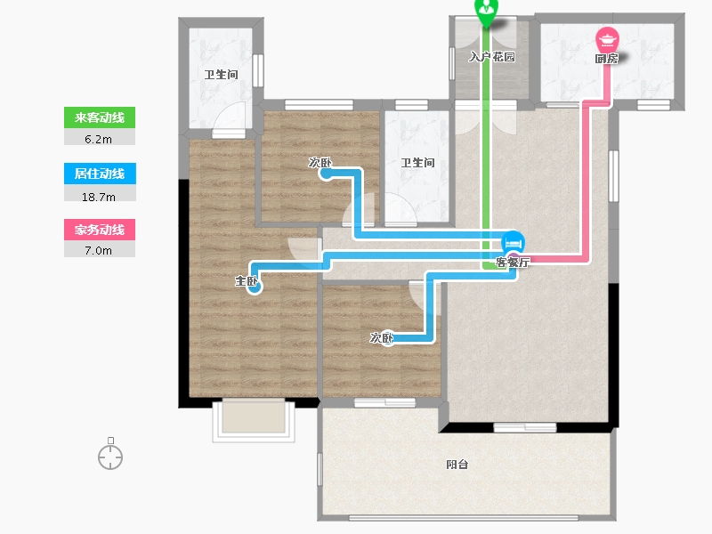 贵州省-黔东南苗族侗族自治州-公园一号-100.55-户型库-动静线