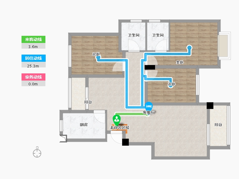 江西省-上饶市-稼轩花园-110.00-户型库-动静线